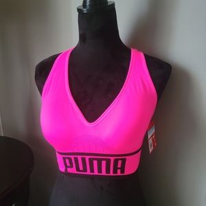 Puma Moisture Wicking Sports Bra  NWT